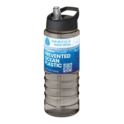 H2O Active® Eco Treble 750 ml Sportflasche mit Stülpdeckel charcoal-schwarz | ohne Werbeanbringung | Nicht verfügbar | Nicht verfügbar