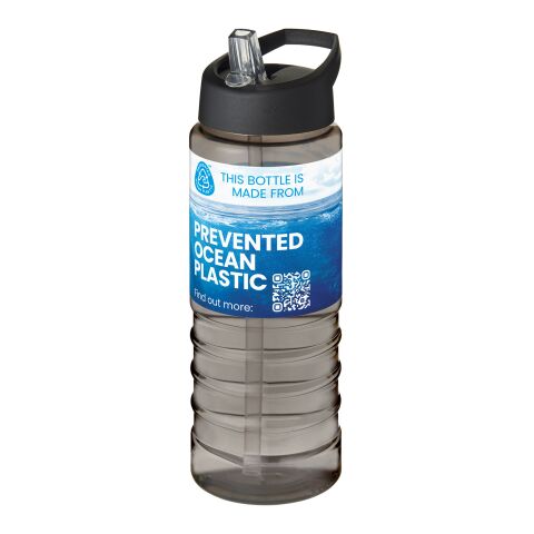 H2O Active® Eco Treble 750 ml Sportflasche mit Stülpdeckel anthrazit-schwarz | ohne Werbeanbringung | Nicht verfügbar | Nicht verfügbar