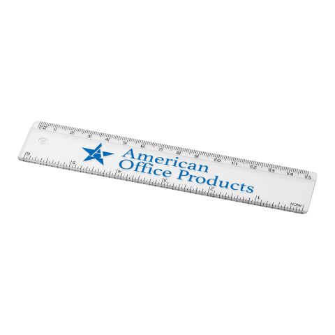 Renzo 15 cm Kunststofflineal transparent | ohne Werbeanbringung | Nicht verfügbar | Nicht verfügbar