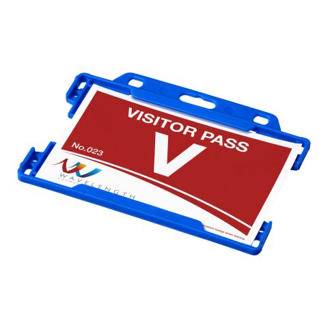 Vega Kartenhalter aus Kunststoff Standard | blau | ohne Werbeanbringung | Nicht verfügbar | Nicht verfügbar