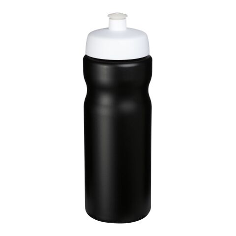 Baseline® Plus 650 ml Sportflasche mit Push-Pull-Tülle schwarz-weiß | ohne Werbeanbringung | Nicht verfügbar | Nicht verfügbar