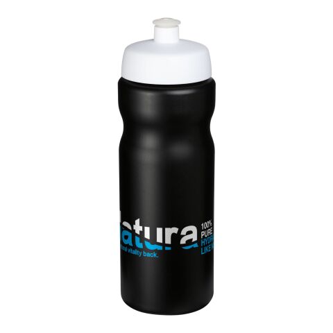 Baseline® Plus 650 ml Sportflasche mit Push-Pull-Tülle schwarz-weiss | ohne Werbeanbringung | Nicht verfügbar | Nicht verfügbar