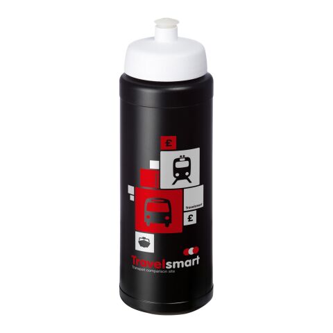 Baseline® Plus grip 750 ml Sportflasche mit Sportdeckel schwarz-transparent | ohne Werbeanbringung | Nicht verfügbar | Nicht verfügbar