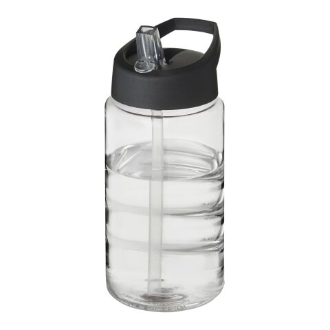 H2O Bop 500 ml Sportflasche mit Ausgussdeckel weiß-schwarz | ohne Werbeanbringung | Nicht verfügbar | Nicht verfügbar