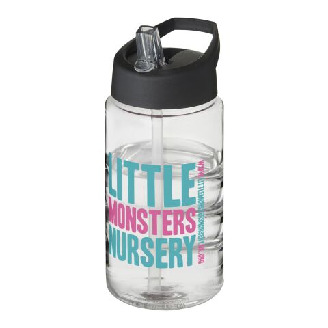 H2O Bop 500 ml Sportflasche mit Ausgussdeckel weiss-schwarz | ohne Werbeanbringung | Nicht verfügbar | Nicht verfügbar