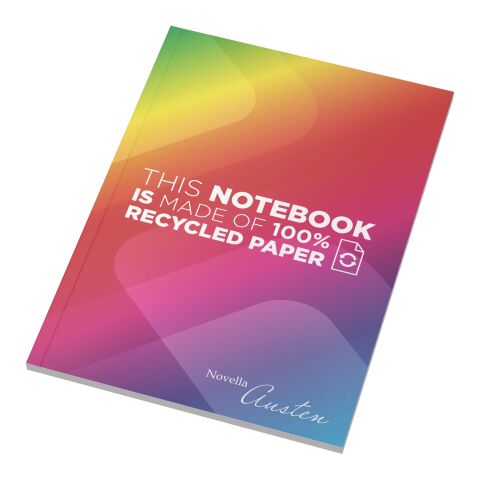 Novella Austen A5 recyceltes Softcover Notizbuch– 50 Blatt liniert weiß