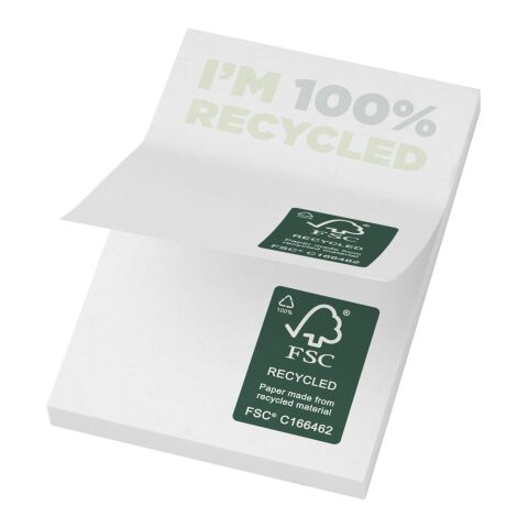Sticky-Mate® recycelte Haftnotizen 50 x 75 mm weiß | 25 pages | ohne Werbeanbringung | Nicht verfügbar | Nicht verfügbar
