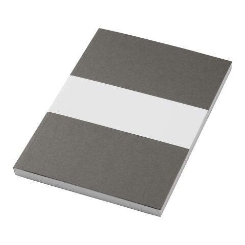 Nachhaltiger Werbeartikel Novella Austen A5 Softcover Notizbuch – grau – 100 Seiten – mit Logo bedruckt