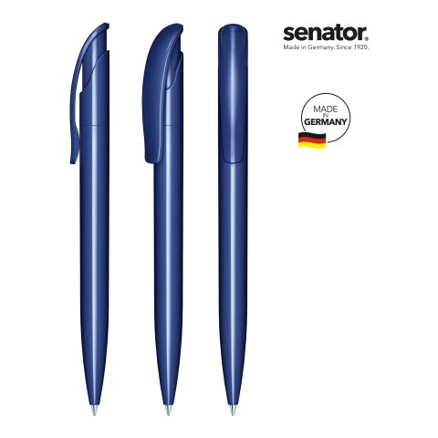 senator Challenger Polished Druckkugelschreiber Marineblau | ohne Werbeanbringung | Nicht verfügbar | Nicht verfügbar | Nicht verfügbar | Nicht verfügbar