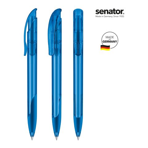 Werbeartikel senator Challenger Clear SG Druckkugelschreiber – königsblau