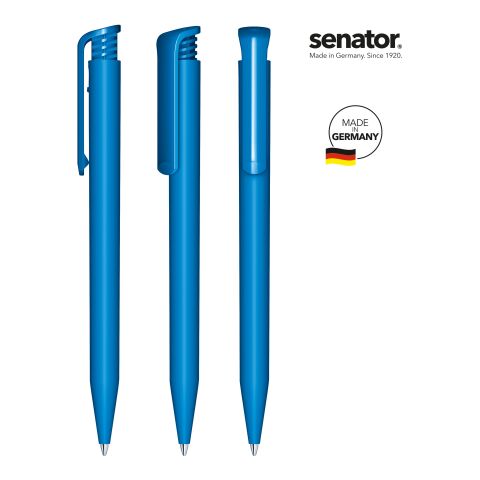 Werbeartikel senator Super Hit Matt – königsblau – mit Logo bedruckt Kugelschreiber Druckkugelschreiber für Messen & Events