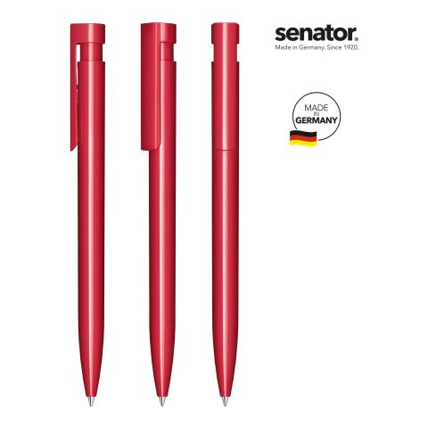 Werbeartikel senator Challenger Clear MT Druckkugelschreiber – dunkelrot
