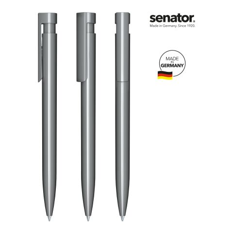 Firmengeschenk senator Liberty Polished – schwarz – mit Logo bedruckt Kugelschreiber Druckkugelschreiber für Messen & Events