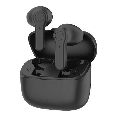 Werbeartikel Prixton TWS155 Bluetooth Ohrhörer – schwarz – mit Logo bedruckt