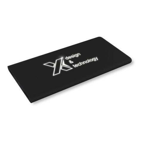 SCX.design P15 5000 mAh Powerbank mit Leuchtlogo Standard | schwarz | ohne Werbeanbringung | Nicht verfügbar | Nicht verfügbar