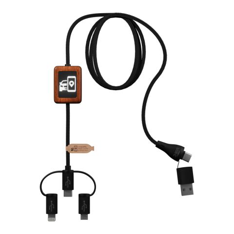 SCX.design C46 5-in-1 CarPlay-Kabel mit Leuchtlogo Standard | schwarz | ohne Werbeanbringung | Nicht verfügbar | Nicht verfügbar
