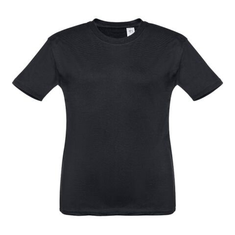 Werbeartikel T-Shirt THC QUITO – schwarz – mit Logo bedruckt, 100% Baumwolle, Unisex, Gr. 12