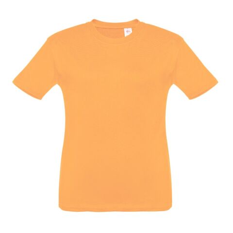 Werbeartikel T-Shirt THC QUITO – korallenorange – mit Logo bedruckbar Gr. 2, 4, 6, 8, 10, 12