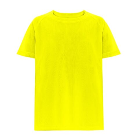 Teamkleidung THC MOVE KIDS – gelb – mit Logo bedruckt Kinder-T-Shirt aus Polyester Gr. 4-12