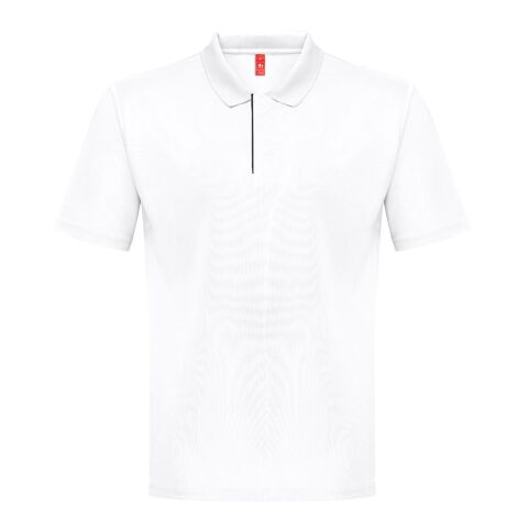 THC DYNAMIC WH. Technisches Poloshirt für Herren weiß