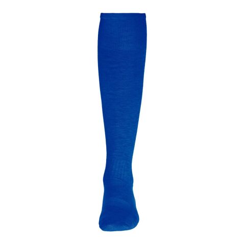 Teamkleidung Sportsocken THC RUN – königsblau – mit Logo bedruckt, wadenhoch mit Mesh-Belüftung Gr. 36-39, 40-44