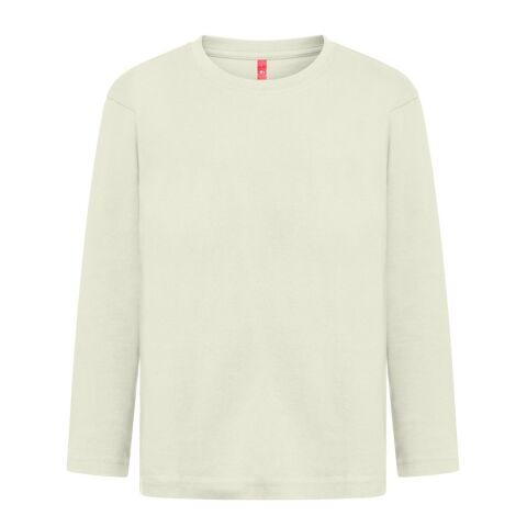 Werbeartikel Langarmshirt THC BUCHAREST KIDS – pastellgrün – mit Logo bedruckt nachhaltig Gr. 2, 4, 6, 8, 10, 12