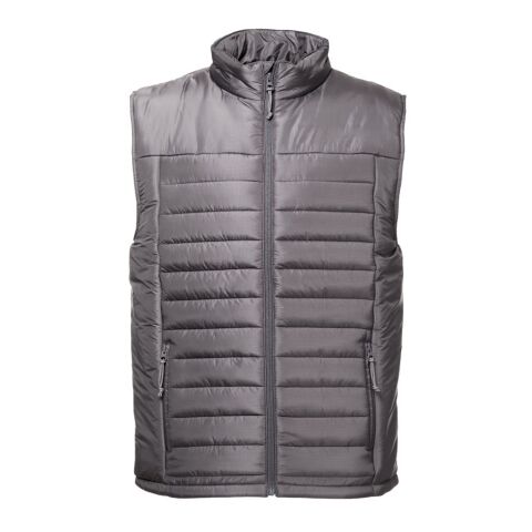 Corporate Fashion Weste THC CLOUD – grau – bestickt aus nachhaltigem recyceltem Material Gr. XS-3XL