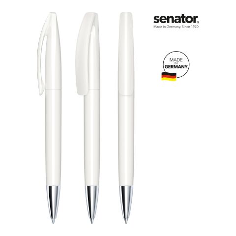 senator Bridge Polished MT Drehkugelschreiber weiß | ohne Werbeanbringung | ohne Werbeanbringung | Nicht verfügbar
