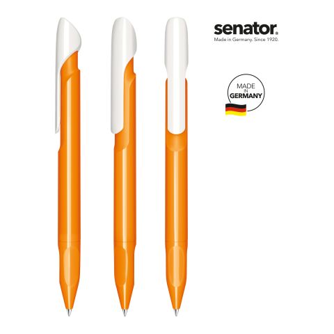 senator® Evoxx Duo Polished Recycled Druckkugelschreiber orange | ohne Werbeanbringung