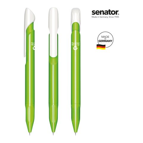 senator Evoxx Duo Polished Recycled Druckkugelschreiber hellgrün | ohne Werbeanbringung | Nicht verfügbar | Nicht verfügbar