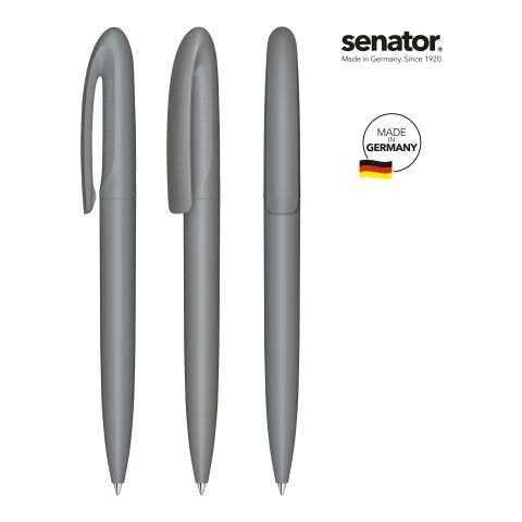 Werbeartikel senator Skeye Bio Matt Drehkugelschreiber – anthrazit – mit Logo bedruckt