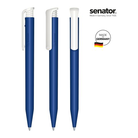 Werbeartikel senator Super Hit BIO Kugelschreiber – marineblau – mit Logo bedruckt nachhaltig Druckkugelschreiber