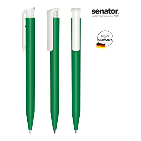 Werbeartikel senator Super Hit BIO Druckkugelschreiber – grün – mit Logo bedruckt