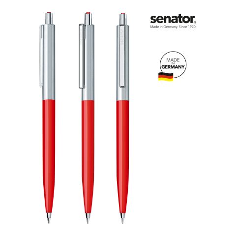 senator Point Metal Druckkugelschreiber rot | ohne Werbeanbringung | ohne Werbeanbringung | Nicht verfügbar