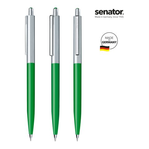 Werbeartikel senator Point Metal Druckkugelschreiber – grün – mit Logo bedruckt