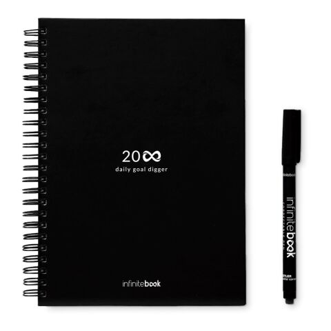 STARTER KIT INFINITE PLANNER A5. Set bestehend aus einem "Infinity Tagebuch", Reinigungsset, Marker und Markerhalter