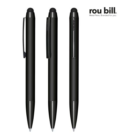 Senator Attract Soft Touch Kugelschreiber Touch Pad Pen schwarz | Nicht verfügbar | ohne Werbeanbringung | ohne Werbeanbringung