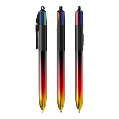 BIC® 4 Colours® Flags Collection Schwarz-Schwarz-Rot-Schwarz / rot / gelb(3) | ohne Werbeanbringung | Nicht verfügbar | Nicht verfügbar