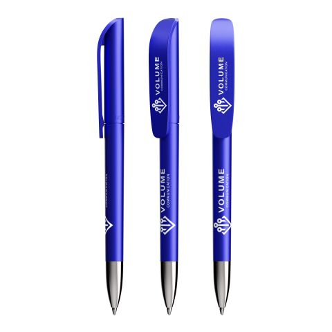 Kundengeschenk BIC Super Clip Glacé Advance – blau – mit Gravur hochwertiger Metall-Kugelschreiber mit Metallspitze nachfüllbar