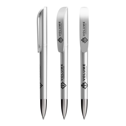 Werbeartikel BIC Super Clip Glacé Advance – silber – mit Logo bedruckt