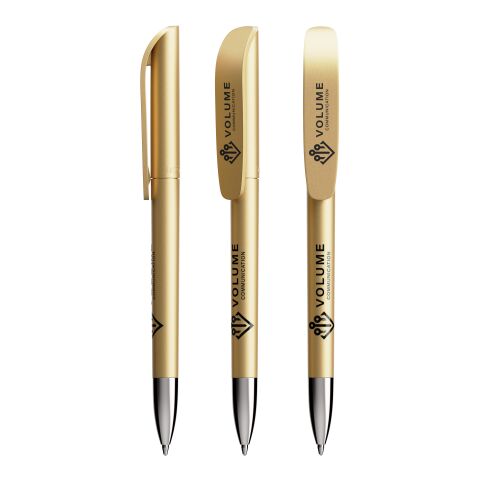 Werbeartikel BIC Super Clip Glacé Advance – gold – mit Logo bedruckt