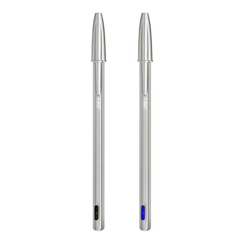 BIC® Cristal® Re New blaue Tinte | schwarze Tinte | Lasergravur | Schaft-Clipverlängerung | 2.00 mm x 68.00 mm