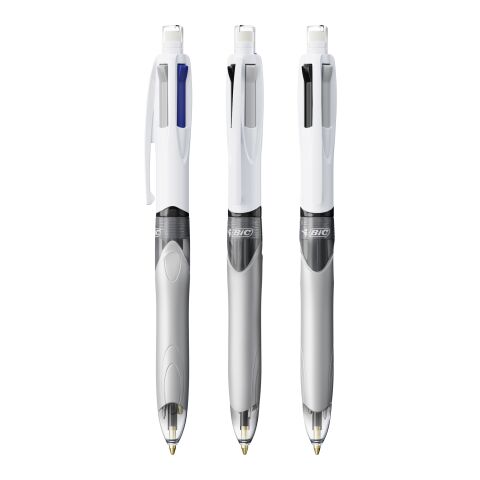 BIC® 4 Colours 3+1 Feinminenstift Weiß-grau