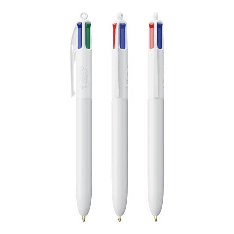 BIC® 4 Colours Kugelschreiber BritePix Digital Weiß | ohne Werbeanbringung | Nicht verfügbar | Nicht verfügbar