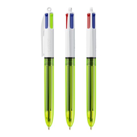 BIC® 4 Colours Fluo Kugelschreiber Gelb | ohne Werbeanbringung | Nicht verfügbar | Nicht verfügbar