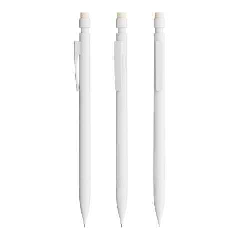 Werbeartikel BIC Matic Druckbleistifit – absolutes weiß – mit Logo bedruckt