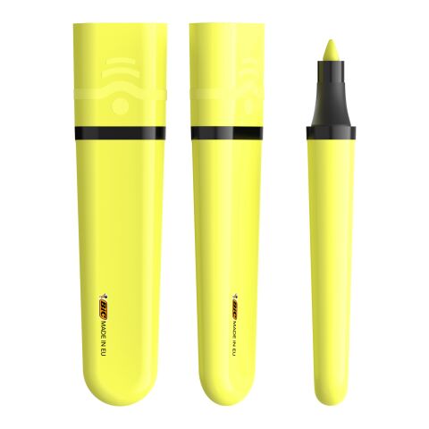 BIC® Highlighter Flat Gelb | ohne Werbeanbringung | Nicht verfügbar | Nicht verfügbar