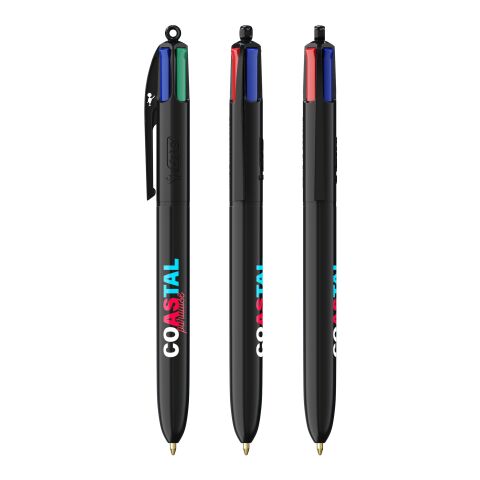 Werbeartikel BIC 4 Colours ECO – schwarz – mit Logo bedruckt