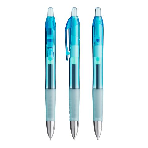 BIC® Intensity® Gel Clic hellblau | blaue Tinte | 1-farbiger Siebdruck | Schaft-gegenüber vom Clip | 16.00 mm x 40.00 mm