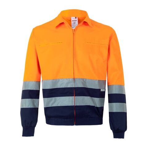 VL NEPTUNE LARGE. Zweifarbige Twill-Jacke (210g/m²) aus Polyester (80%) und Baumwolle (20%) Dunkelblau | ohne Werbeanbringung | Nicht verfügbar | Nicht verfügbar | Nicht verfügbar